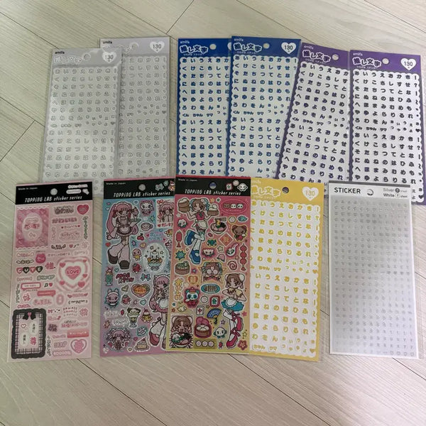 [BUNJANG] Japanese Sticker Bundle Set / 일본 스티커 일괄 판매