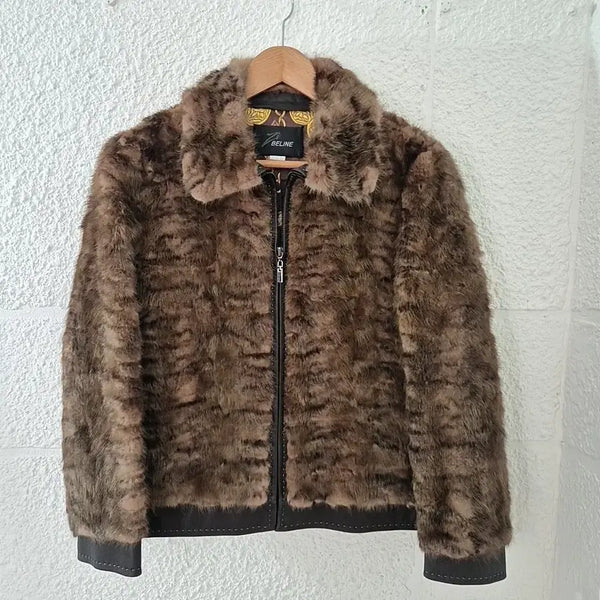 [BUNJANG] BELINE Mink Sheepskin Leather Jacket / 밍크 양가죽 자켓 BELINE