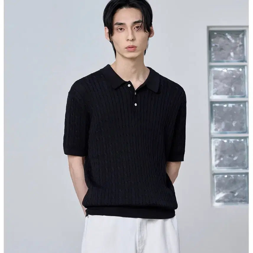 [BUNJANG] AGIO Summer Washable Half Knit Sweater / 에이지오디 썸머 워셔블 하프 니트