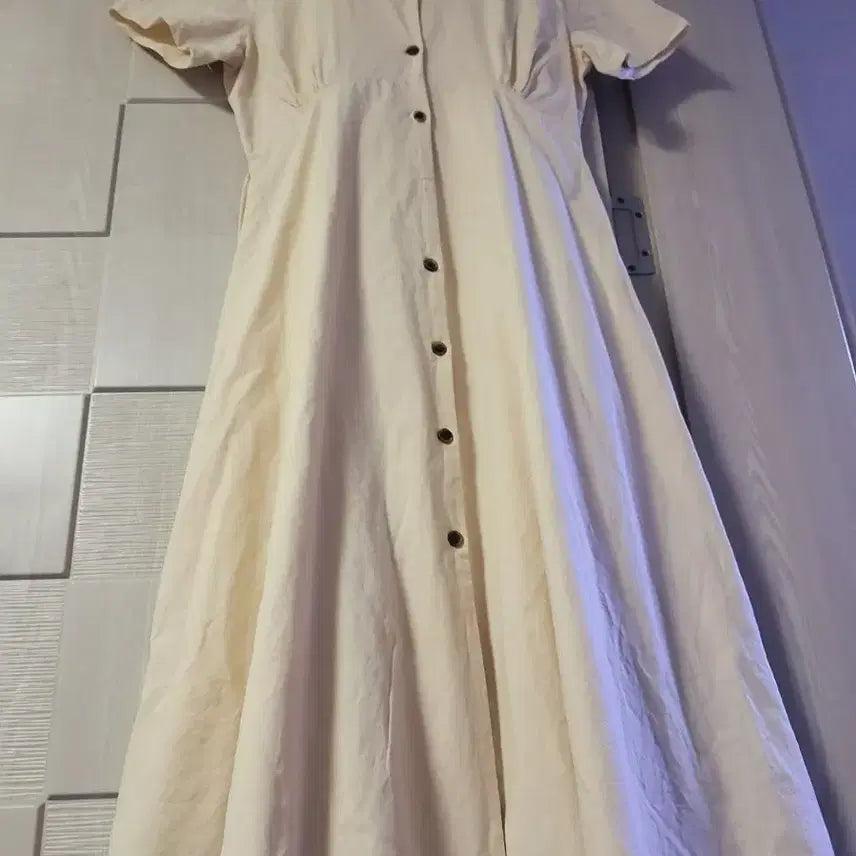 [BUNJANG] Beige Long Dress / 마 롱원피스 베이색
