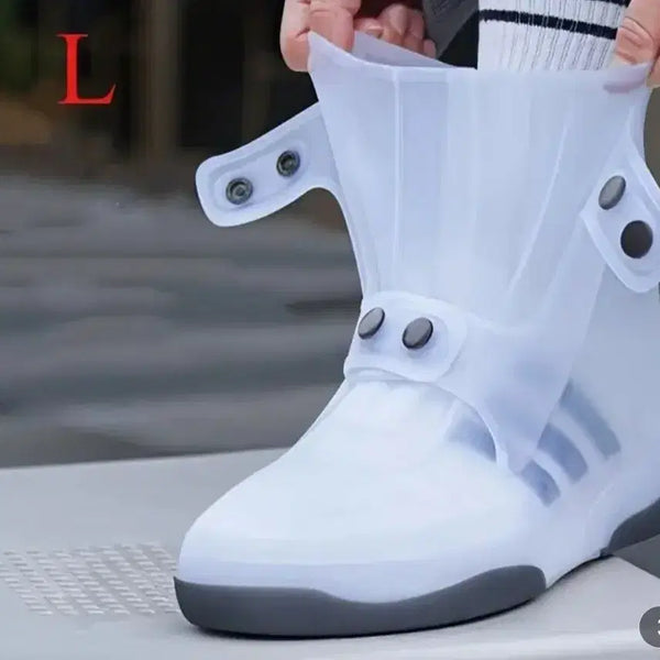 [BUNJANG] Silicone Waterproof Shoe Covers - Size M, New / 실리콘방수신발커버 M 새상품