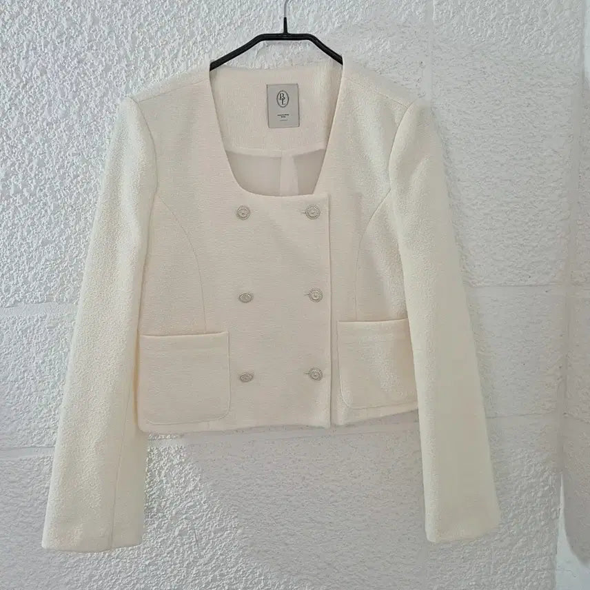 [BUNJANG] Benito Tweed Cropped Jacket / 베니토 트위드 크롭 얇은 자켓