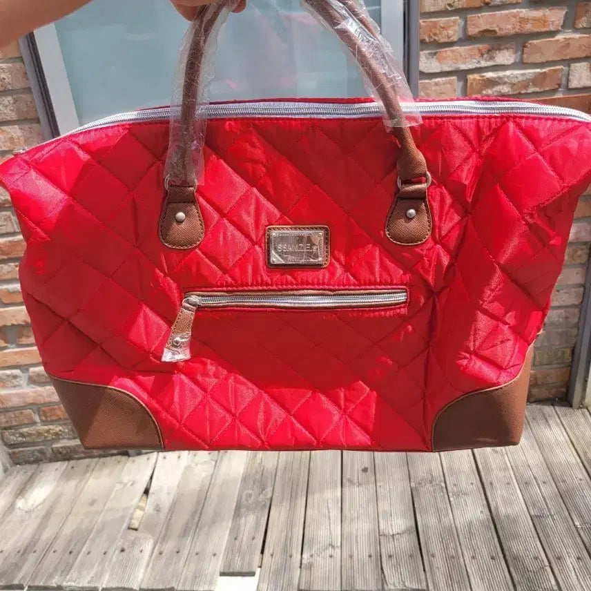[BUNJANG] Ssamji Quilted Tote Bag / 퀼팅 쌈지 토트백(새제품) / 반택 무료