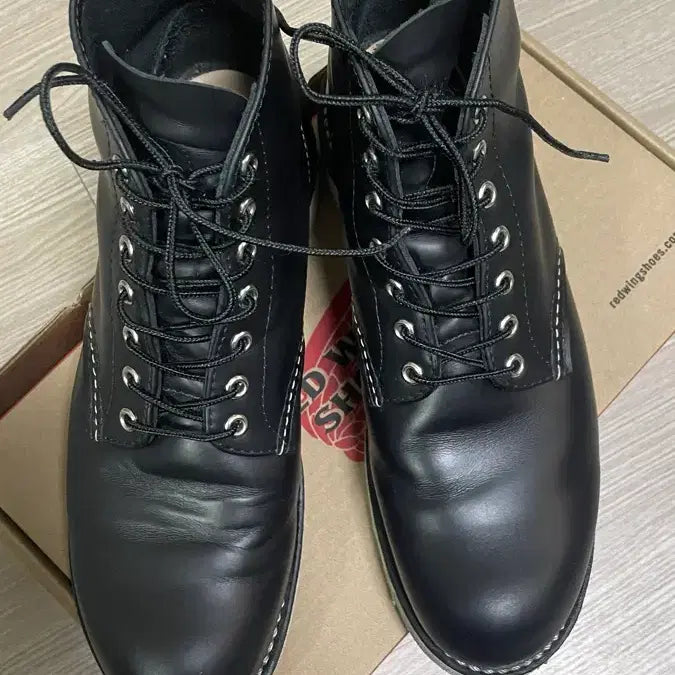 [BUNJANG] Red Wing 6-Inch Round Toe 8165 Black Chrome Boots US 8.5 / 레드윙/6인치 라운드토 8165/블랙크롬/8.5