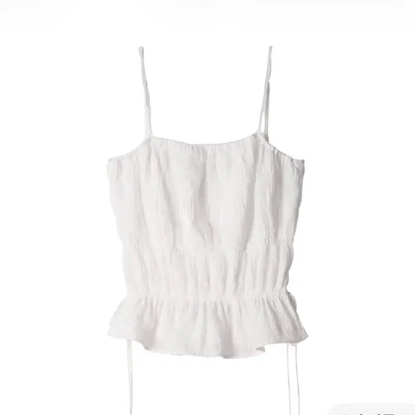 [BUNJANG] Abraam Kringel Sleeveless Top / 아비에무아 크링클 슬리브리스