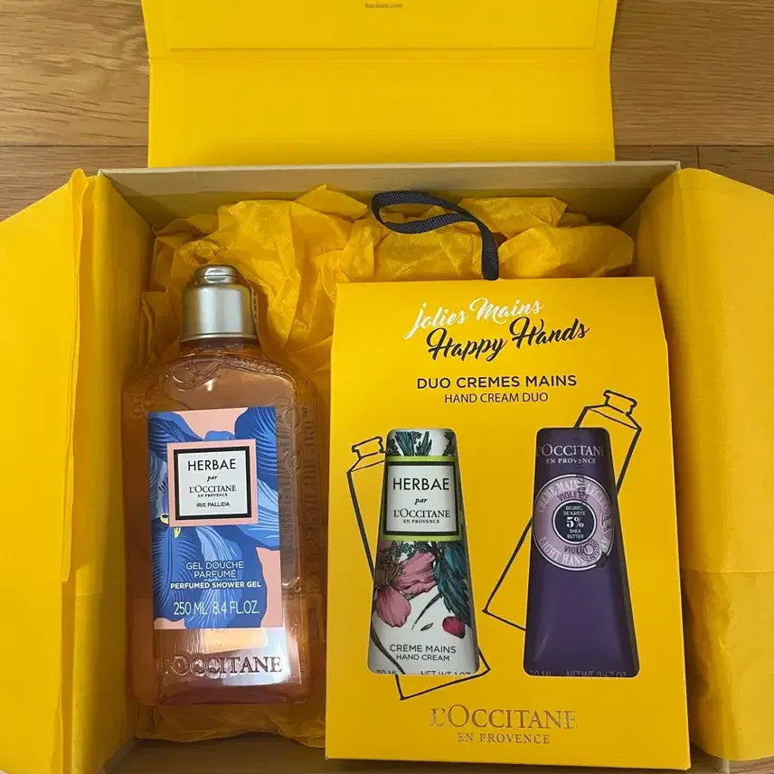 [BUNJANG] L'Occitane Herbae Iris Shower Gel Body Wash 250ml & Hand Cream / (무료배송)록시땅 에르베 아이리스 샤워 젤 바디워시 250ml & 핸드