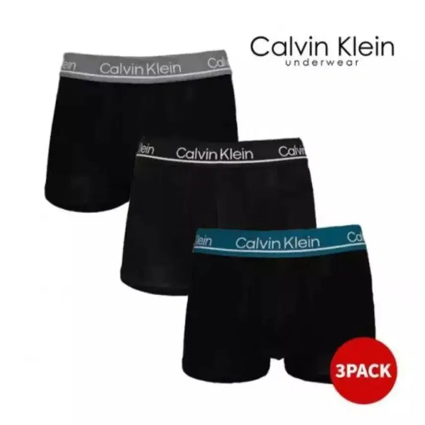 [BUNJANG] Calvin Klein Men's 3-Pack Boxer Briefs Set / CK 3종 팬티 세트 남성 드로우즈