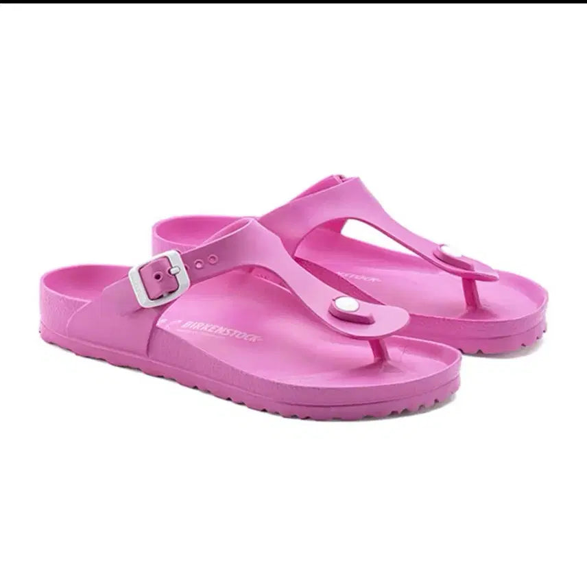 [BUNJANG] Birkenstock Gizeh EVA Neon Pink Sandals (230mm) / 버켄스탁 지제 에바 네온핑크 230