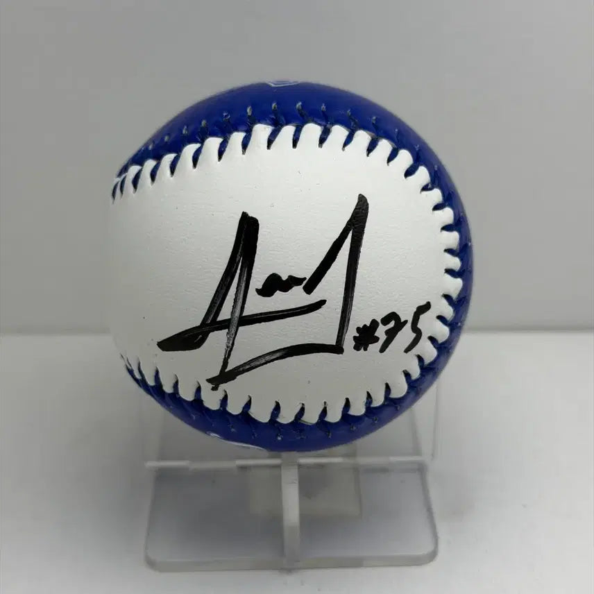 [BUNJANG] Samsung Lions Ariel Jurado Two-Tone Logo Ball Autograph Ball / 삼성라이온즈 아리엘 후라도투톤  로고볼  사인볼 친필 싸인볼