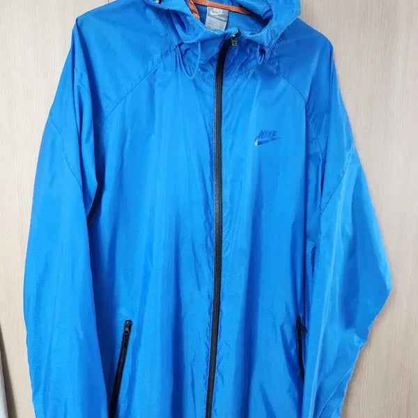 [BUNJANG] Nike Blue Windbreaker Hoodie Zip-up (Size 105) / 나이키 블루 바람막이 (105)