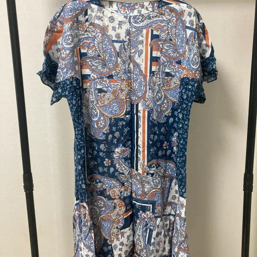 [BUNJANG] Thursday Island Paisley Linen Dress / S-M 써스데이아일랜드 페이즐리 린넨 원피스