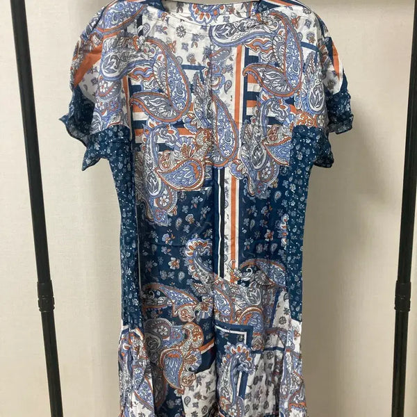 [BUNJANG] Thursday Island Paisley Linen Dress / S-M 써스데이아일랜드 페이즐리 린넨 원피스