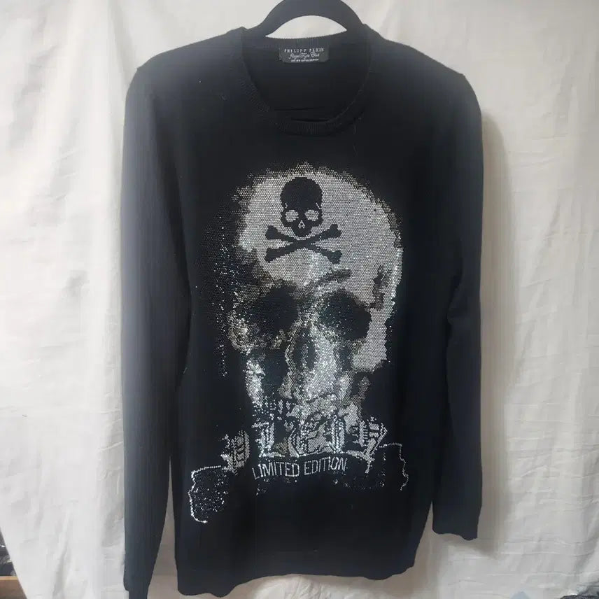 [BUNJANG] Philipp Plein Skull Black Knit Limited Edition / 필립플레인 해골 스컬 블랙 니트 Limited Edition