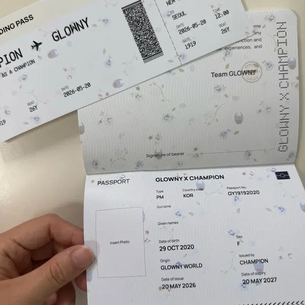 [BUNJANG] Gloomy Champion Passport Holder / 글로니챔피온 여권 수첩