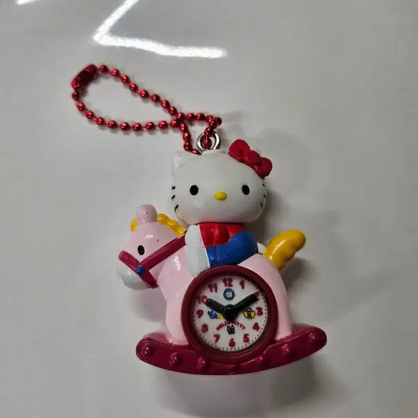 [BUNJANG] Sanrio Hello Kitty 50th Anniversary Gacha Series 2 Carousel Horse Watch / 헬로키티 50주년 가챠 2탄 목마시계