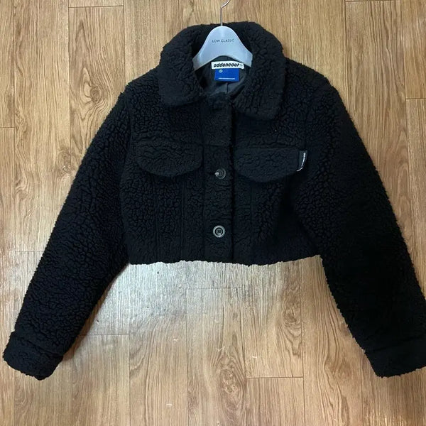 [BUNJANG] Odd One Out Cropped Fur Jacket / Odd one out 퍼 자켓
