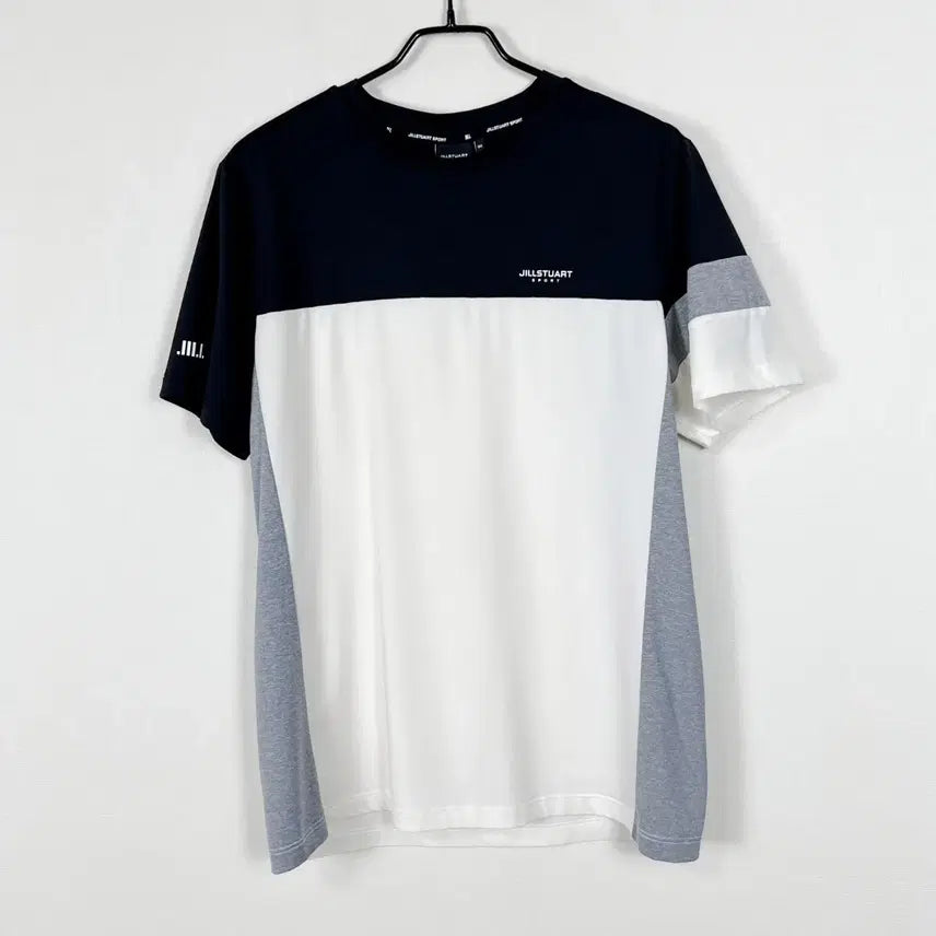 [BUNJANG] Jil Stuart Sport Men's Black & Cream Short Sleeve T-Shirt L / 질스튜어트 반팔 티 티셔츠 남100 L 라덴 빈티지
