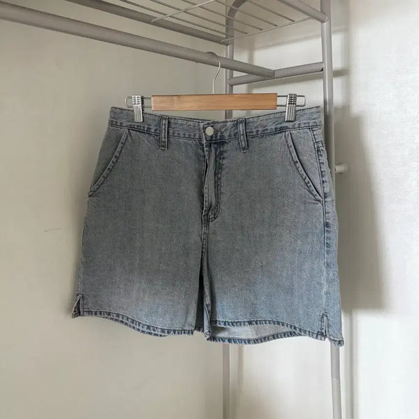 [BUNJANG] 98°C Denim Shorts L (Light Blue) / (택포) 98도씨 반바지