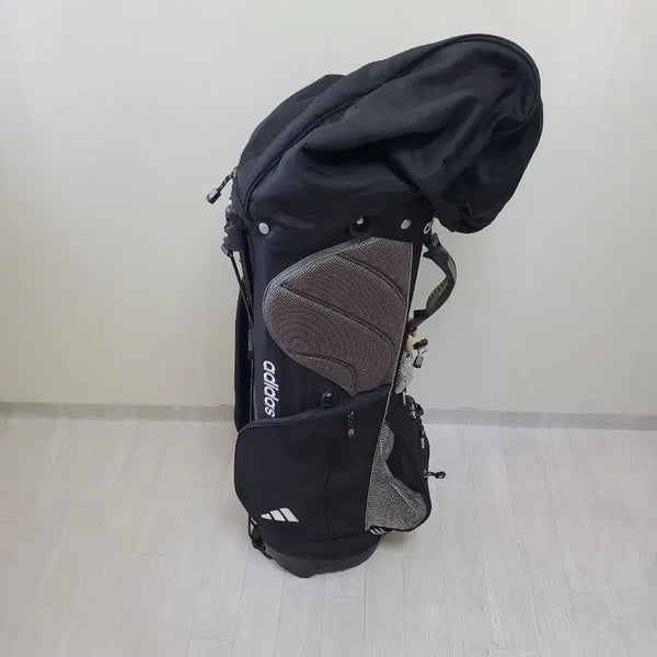 [BUNJANG] Adidas Stand Golf Caddy Bag Black / 아디다스 스탠드 캐디백 블랙 골프가방 골프백 골프