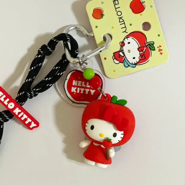 [BUNJANG] Hello Kitty Apple Keychain / 사과 헬로키티 키링