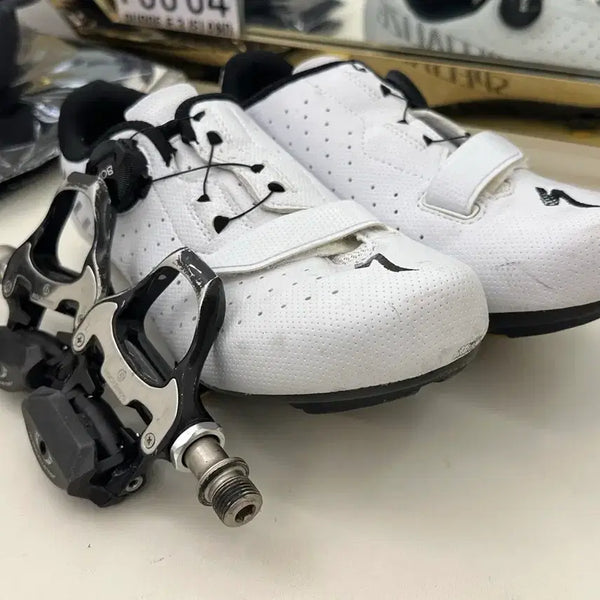 [BUNJANG] Specialized Cycling Shoes + Rockbros Clipless Pedals / 스페셜라이즈드 클릭 슈즈 + 락브로스 클릿페달
