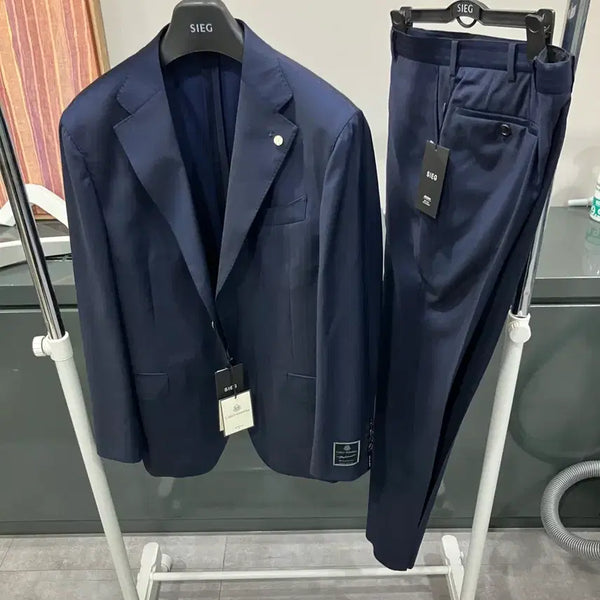 [BUNJANG] Sieg Kiton Carlo Barbera Wool Suit Set / 키톤 원단 정장세트 (지이크 수트)