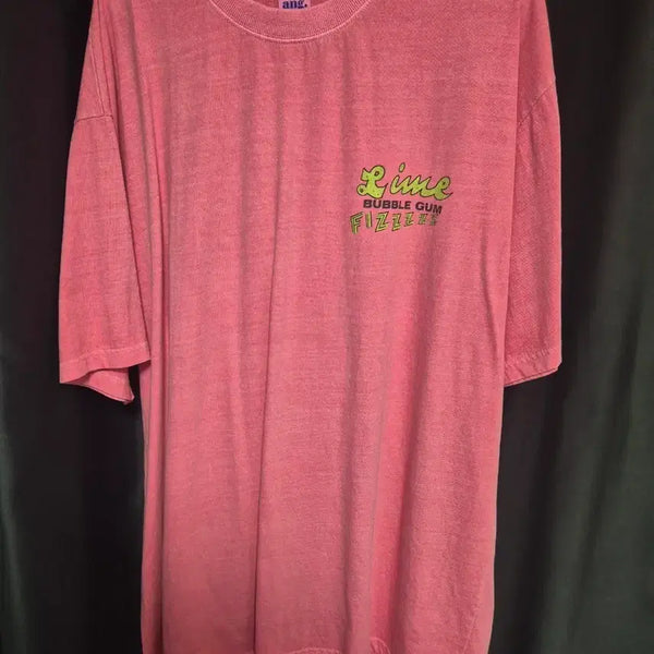 [BUNJANG] Pigment Cotton Short Sleeve T-Shirt - Pink / 새상품 피그먼트 원단 핑크색 반팔 티셔츠
