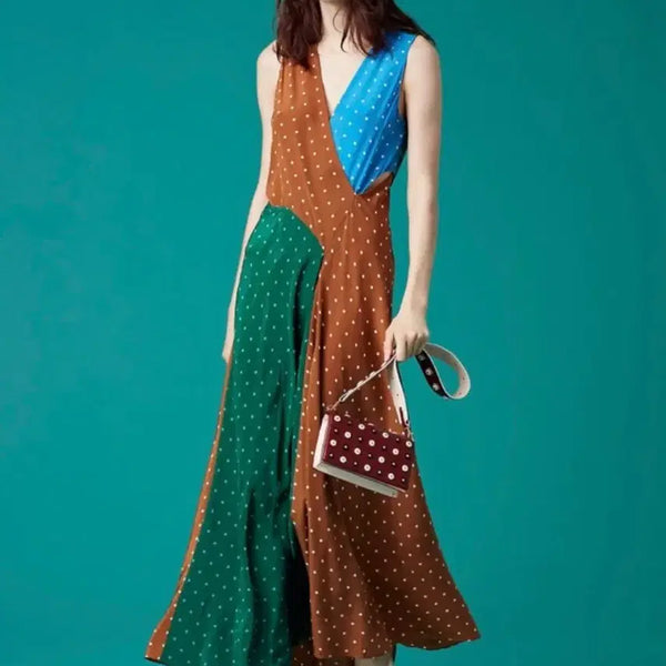 [BUNJANG] Diane von Fürstenberg Silk Long Dress / 다이앤본퍼스텐버그 롱원피스 P