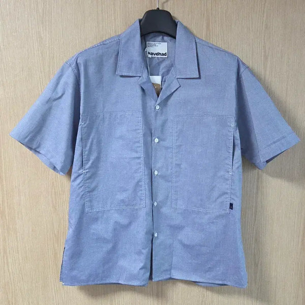 [BUNJANG] Havehad Chambray Double Pocket Short Sleeve Shirt / (착샷) 해브해드 샴브레이 더블 포켓 반팔 셔츠