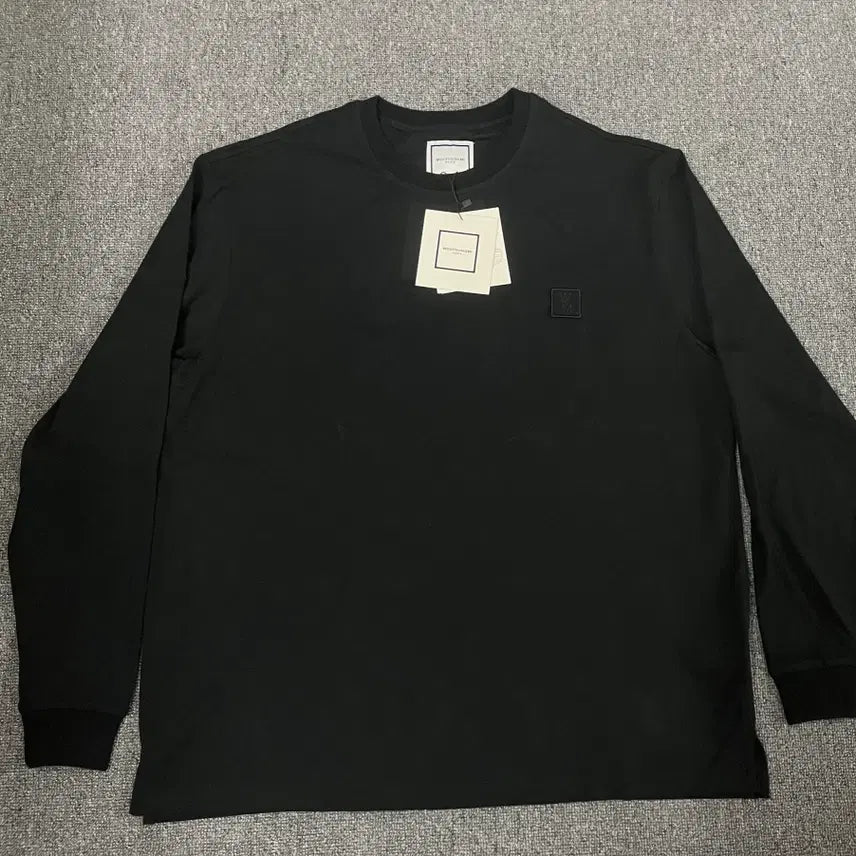 [BUNJANG] Wooyoungmi Luminous Jellyfish Back Logo Long Sleeve T-Shirt Black / 우영미 루미너스 젤리피쉬 백 로고 롱슬리브 티셔츠 블랙