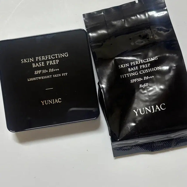 [BUNJANG] Yeonjak Skin Perfecting Base Prep Fitting Cushion SPF50+ PA++++ 21N Ivory (14g + 14g Refill) / (새상품) 연작 쿠션 21엔 아이보리