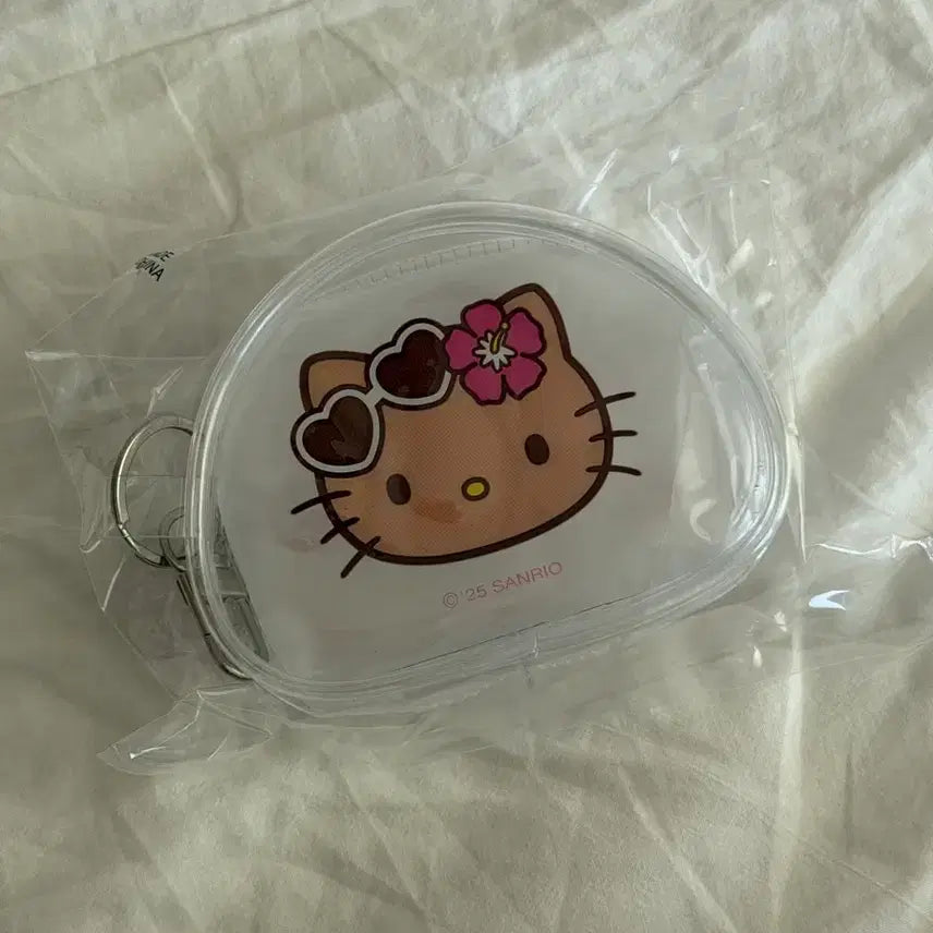 [BUNJANG] Hello Kitty Transparent PVC Pouch / 헬로키티 투명 pvc 파우치 새상품