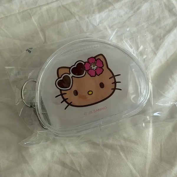 [BUNJANG] Hello Kitty Transparent PVC Pouch / 헬로키티 투명 pvc 파우치 새상품