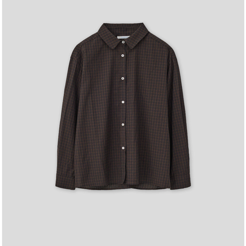 [BUNJANG] TANNAT Cozy Check Shirt Scrunchie Set / TANNAT Cozy check shirt scrunchie set