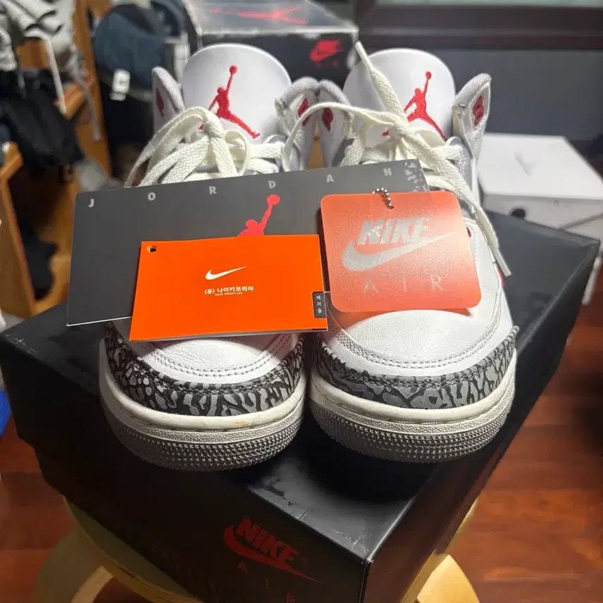 [BUNJANG] Air Jordan 3 Fire Red US 8.5 / 조던3 파이어레드 265사이즈