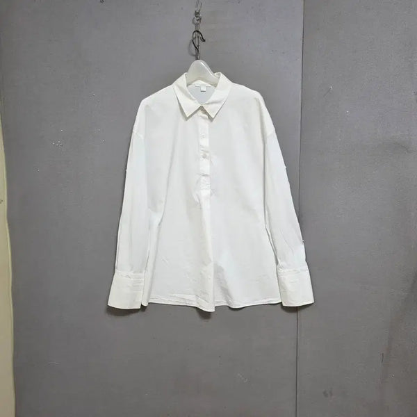 [BUNJANG] COS Colorblock Oversized Fit Blouse / COS 코스  티셔츠배색  박시핏블라우스 n5509