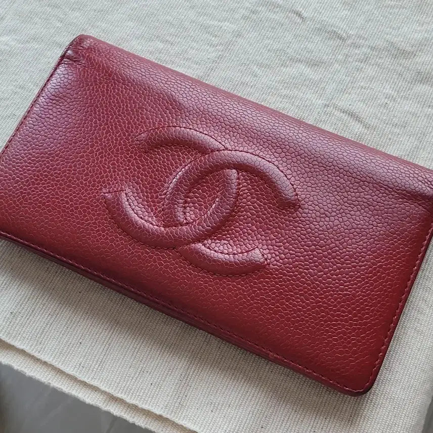 [BUNJANG] Chanel Vintage Caviar Long Wallet / 샤넬 빈티지 캐비어 장지갑