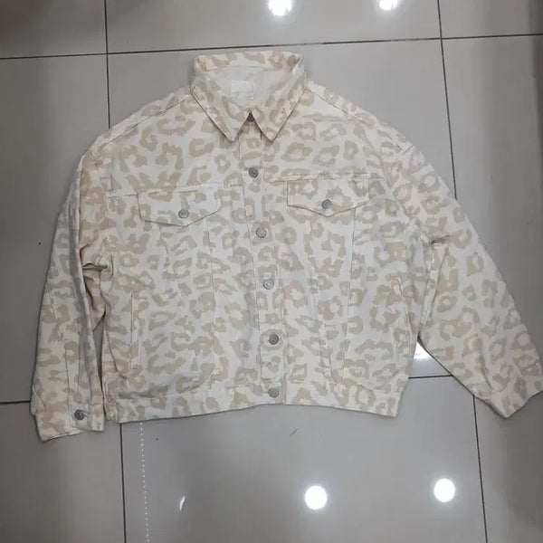 [BUNJANG] LOL Beige Print Casual Jacket / LOL 베이지프린트 캐주얼 자켓 봄가을 중고 가슴63총59어깨58팔47