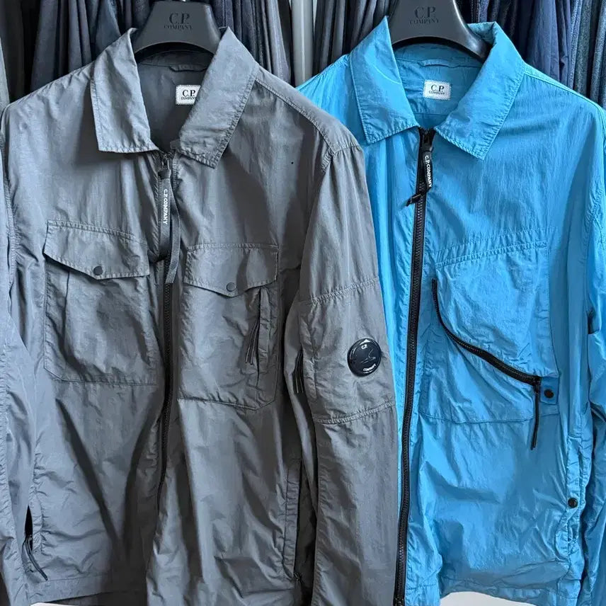 [BUNJANG] CP Company Nylon Jacket Grey/Blue / CP컴퍼니 나일론 자켓 그레이/블루
