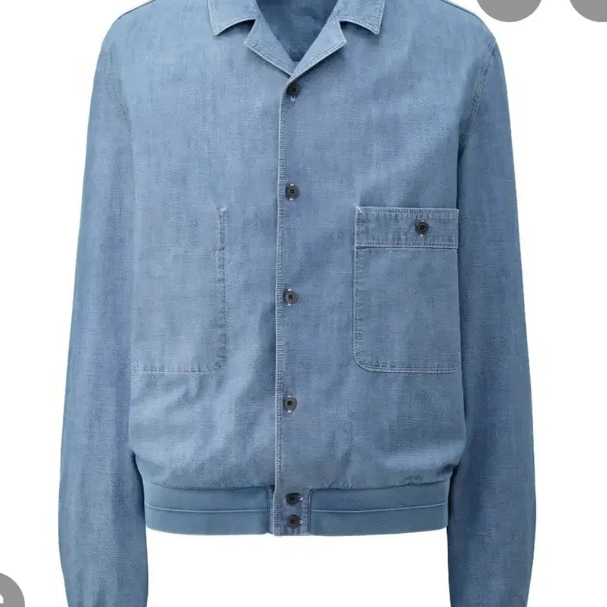 [BUNJANG] Uniqlo x Lemaire 16SS Chambray Blouson Jacket L / 유니클로 르메르 16ss 샴브레이 블루종 L