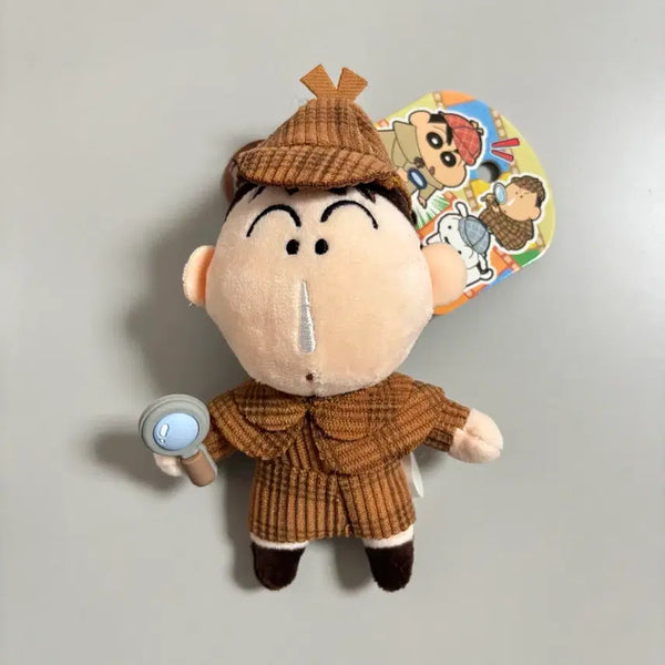 [BUNJANG] Crayon Shin-chan Detective Meng-gu Plush Keychain / 짱구는 못말려 탐정 맹구 인형 키링