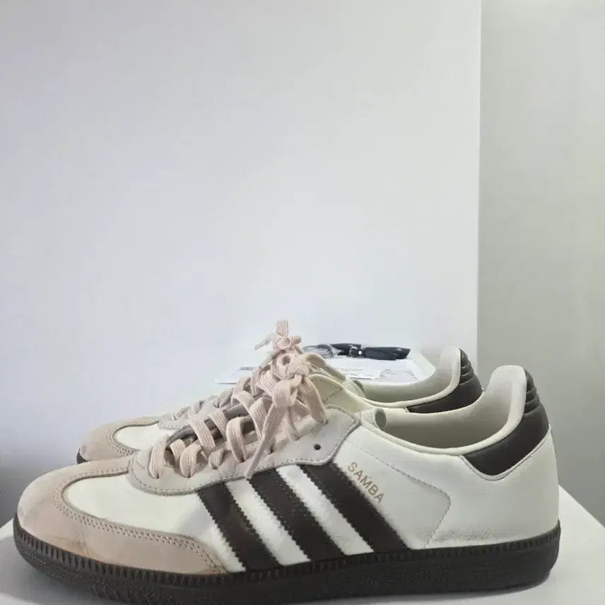 [BUNJANG] Adidas Samba Sneakers Brown/Ivory / 아디다스 삼바 운동화 브라운/아이보리