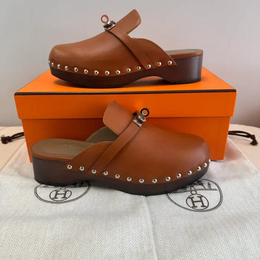 [BUNJANG] Hermes Calotta Sandals Mules Slippers Size 36/230 / 36/230)에르메스 칼로타 샌들 뮬 슬리퍼