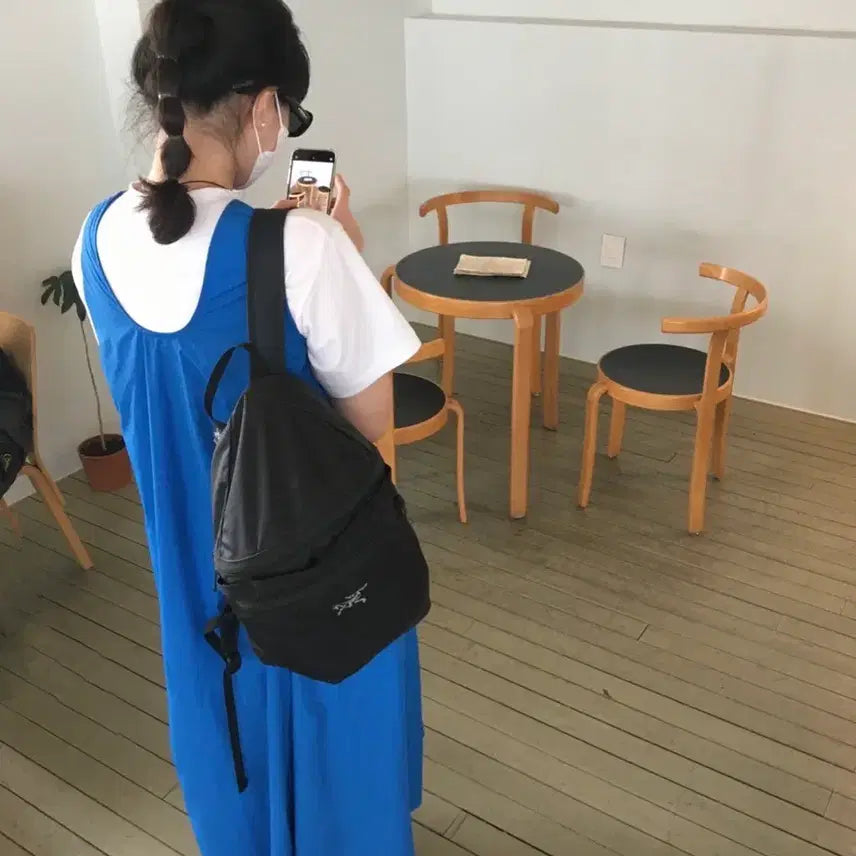 [BUNJANG] 999 Humanity One-Piece Dress - Blue / 999휴머니티 원피스 블루
