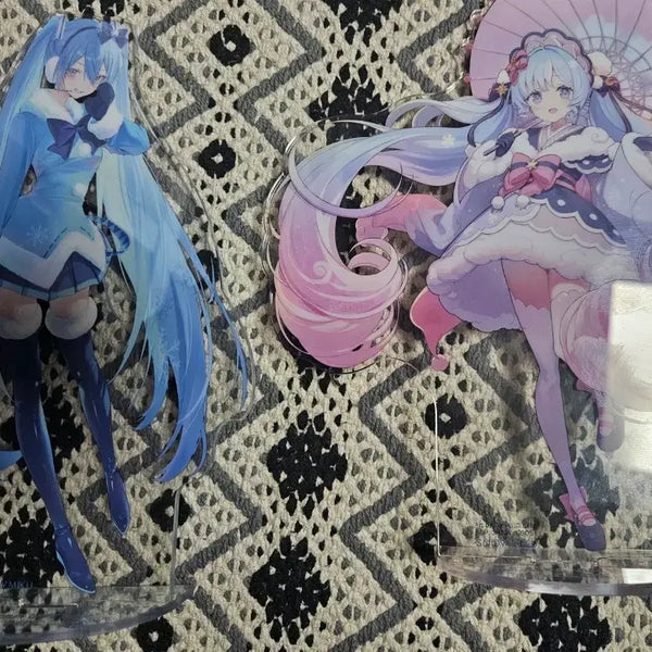 [BUNJANG] Snow Miku Acrylic Stand Set / 하츠네 미쿠 스노우미쿠 아크릴 스탠드 세트