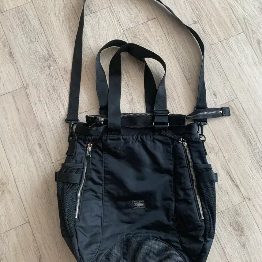 [BUNJANG] Yoshida Porter POST Tote Bag / Shoulder Bag / Crossbody Bag / 요시다포터 포스트 블랙 토트백 겸 숄더백 크로스백