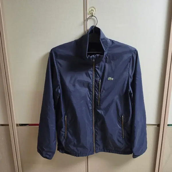 [BUNJANG] Lacoste Navy Windbreaker Jacket Size 100 / 라코스테 네이비 바람막이 점퍼 100사이즈