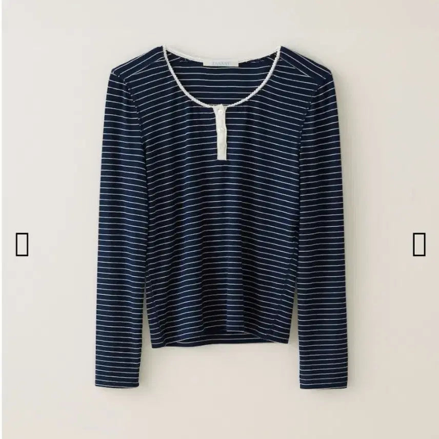 [BUNJANG] Tanat Stripe Cotton Sleeve Top (New with Tags) / 타낫 스트라이프 코튼 슬리브 탑 새상품 택0