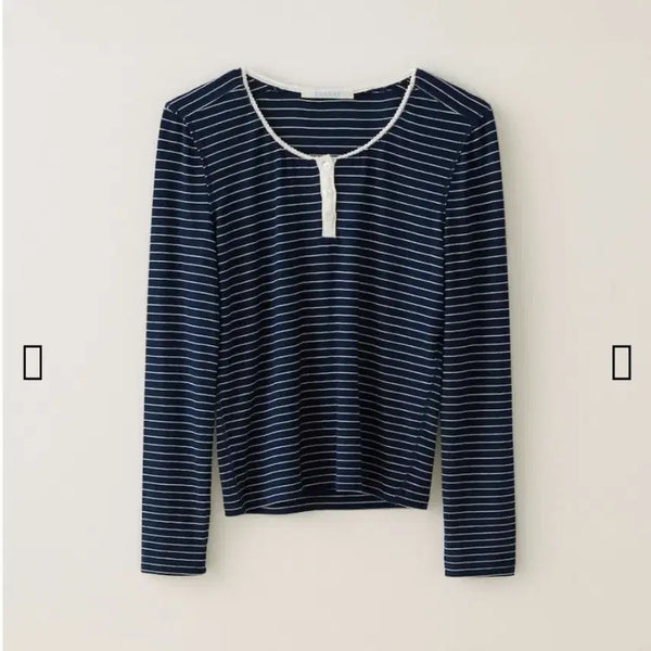 [BUNJANG] Tanat Stripe Cotton Sleeve Top (New with Tags) / 타낫 스트라이프 코튼 슬리브 탑 새상품 택0