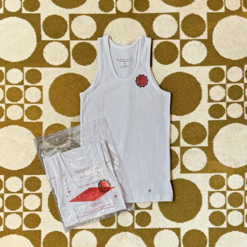 [BUNJANG] BIRDNAOTE Sleeveless T-Shirt White New / BIRDNAOTE 흰색 민소매 티셔츠 새상품